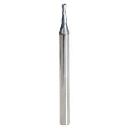 0.055" AlTiN Coated CNC Steel Square Mini End Mill Bit, 2-Flute