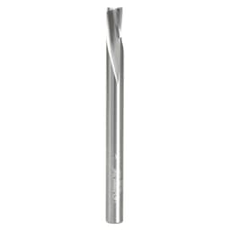 1/4" Dia x 3/8" Solid Carbide Spiral Finisher, 1/4" Shank Down-Cut Router Bit