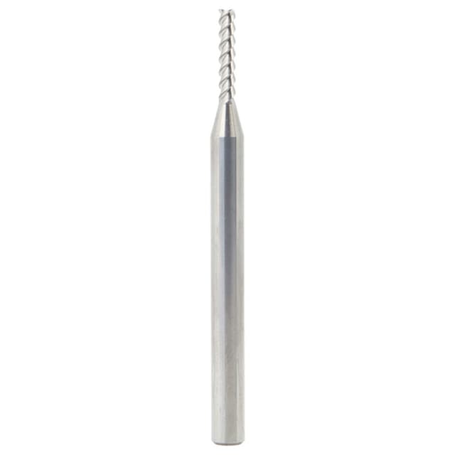 3mm x 15mm 55° CNC Solid Carbide Aluminum/Acrylic Cutting Helix End Mill Bit, 3-Flute, 6mm Shank