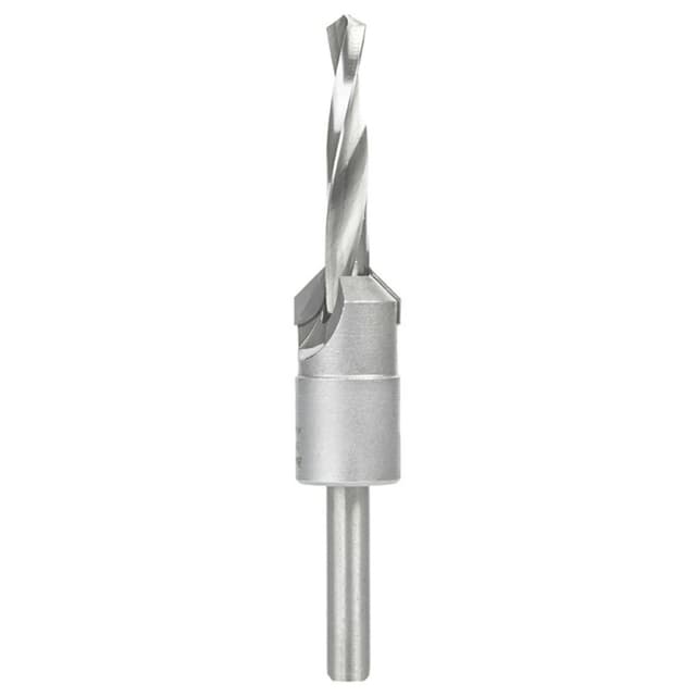 3/4" x 4-5/8" Carbide Tipped Shankless Countersink Bit with Slow Spiral Drill, 5/16" Shank