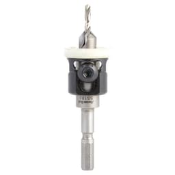 3/8" Dia x 1/8" Drill Dia 82° Carbide Tipped Countersink with Adjustable Low Friction Depth Stop for Festool CENTROTEC System