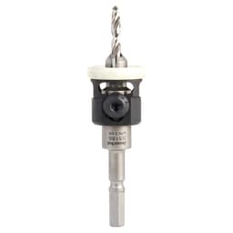 3/8" Dia x 5/32" Drill Dia 82° Carbide Tipped Countersink with Adjustable Low Friction Depth Stop for Festool CENTROTEC System