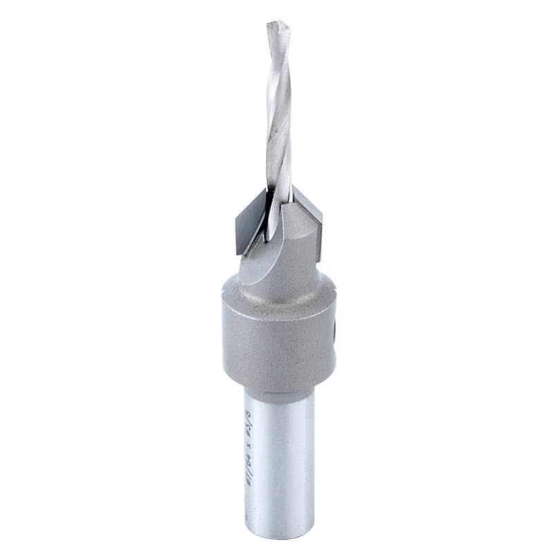 3/8" x 2-9/16" Carbide Tipped Countersink Bit, #4 Screw