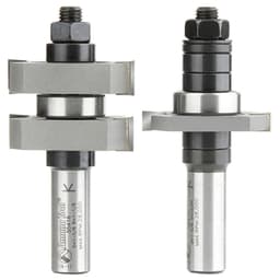 1-5/8" x 3-5/16" 2-Piece Tongue/Groove Bit Set, 1/2" Shank