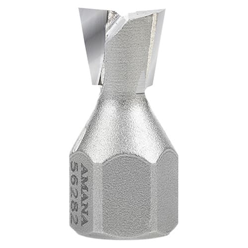 7/16" Dia x 3/8" Carbide Tipped 10° Dovetail Screw Cutter, 1/4" - 28 Thread