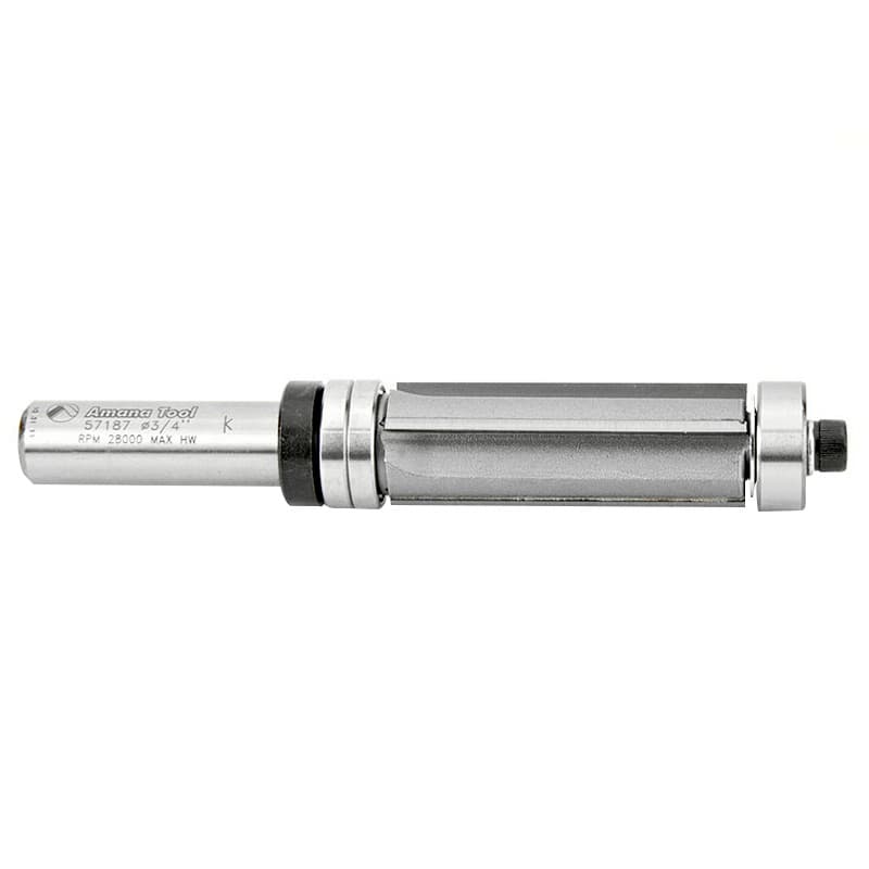 3/4" x 4-3/4" Multi-Trimmer Bit, 4-Flute, 1/2" Shank