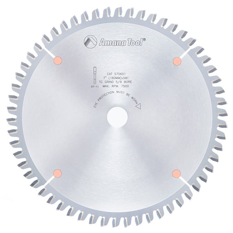 7" x 58 Teeth Aluminum/Non-Ferrous Metal Saw Blade