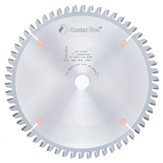 7" x 58 Teeth Aluminum/Non-Ferrous Metal Saw Blade