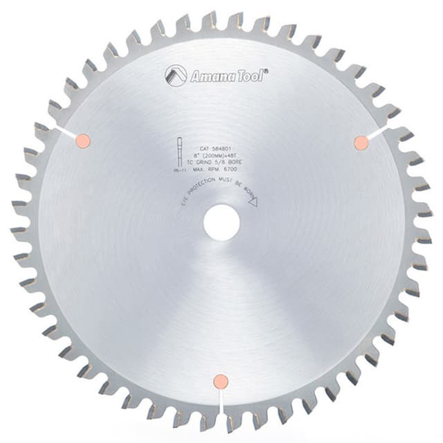 8" x 48 Teeth Aluminum/Non-Ferrous Metal Saw Blade