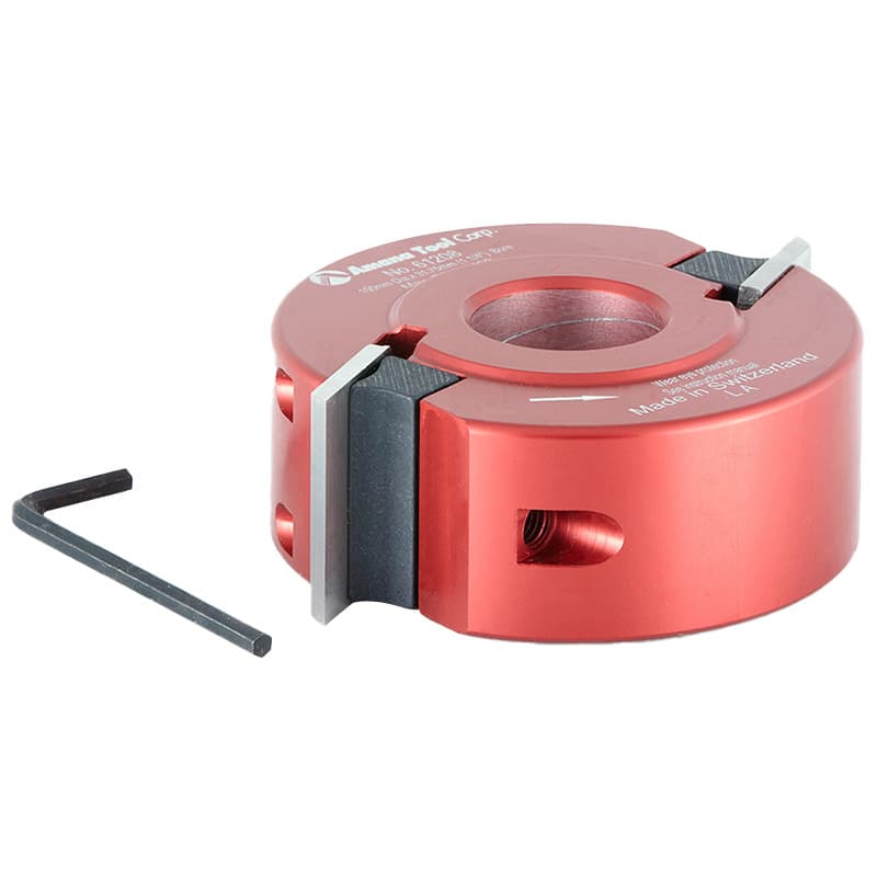 100mm Profile Pro Aluminum Cutterhead, 1-1/4" Bore
