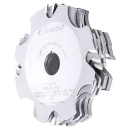 4" x ATB Grind x 4 Teeth x -10° Hook Angle x 1/4" to 1" Kerf x 3/4" Bore Prestige Carbide Tipped Super Fine Dado/Groover for Shaper Machines