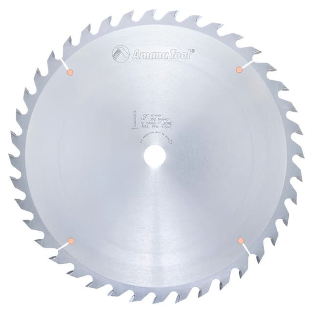14" x 40 Teeth Glue Line Ripping Saw Blade