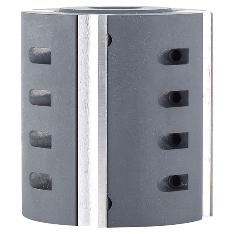 130mm Long x 125mm Dia x 1-1/4" Bore Planer/Moulder Head 4-Wing with MD HSS Knives
