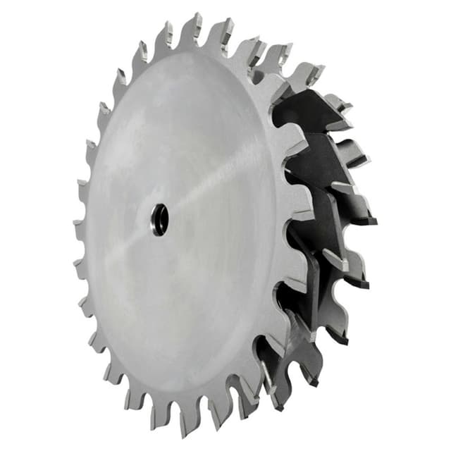 10" x 24 Teeth Dado Saw Blade Set with Five 2-Wing Chippers
