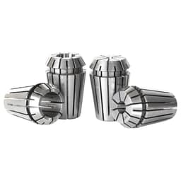 CO-ER20 1/8"/1/4"/3/8"/1/2" x 32mm CNC High Precision Spring Collet for ER20 Tool Holder(4/Piece)