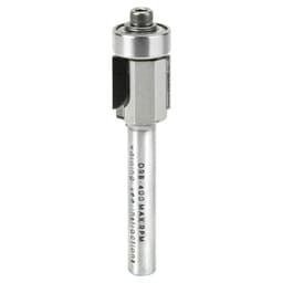 1/2" Dia x 7/16" Polycrystalline Diamond (PCD) Flush Trim for MDF/Laminate Composites ACM Materials/Aluminum, 1/4 Shank