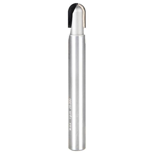 3/8" Dia x 1/2" CNC Polycrystalline Diamond Ball Nose Bit3/16" Radius, 3/8" Shank, 3" Long, 2 Flute, Router Bit