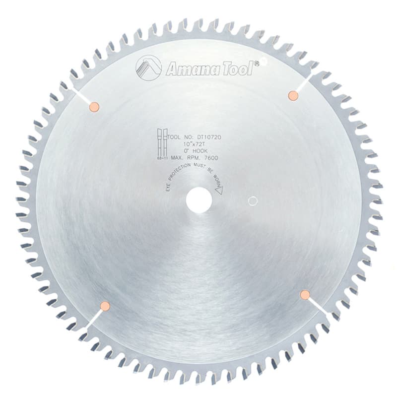 10" x 72 Teeth Ditec Saw Blade, 30mm Bore Diameter
