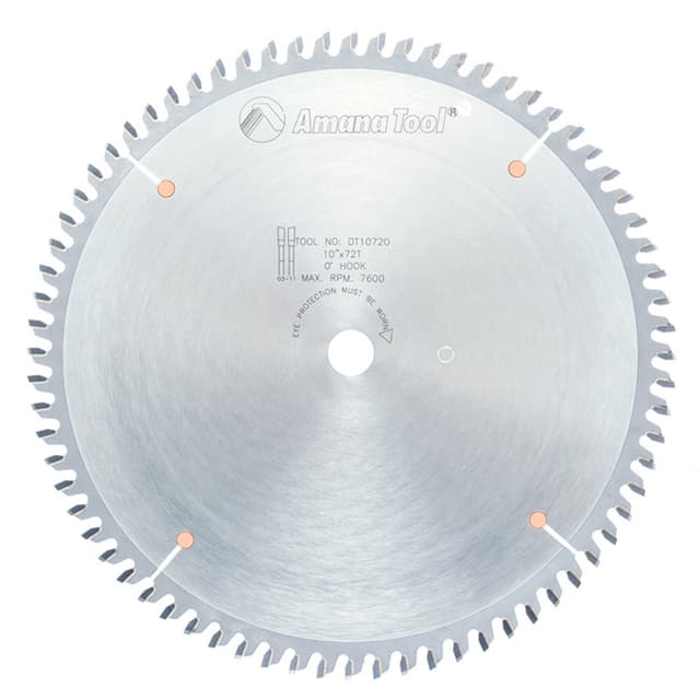 10" x 72 Teeth Ditec Saw Blade, 30mm Bore Diameter