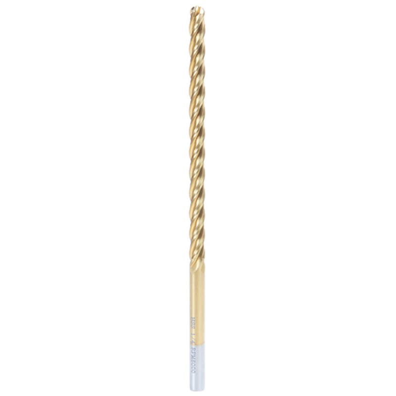 1/4" x 6" Foam Cutting Ball End Extended TiN Coated Up-Cut CNC Spiral Router Bit, 4-Flute, 1/4" Shank