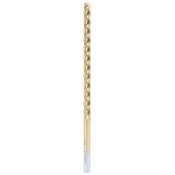 1/4" x 6" Foam Cutting Ball End Extended TiN Coated Up-Cut CNC Spiral Router Bit, 4-Flute, 1/4" Shank