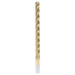1/2" x 8" Foam Cutting Ball End Extended TiN Coated Up-Cut CNC Spiral Router Bit, 4-Flute, 1/2" Shank