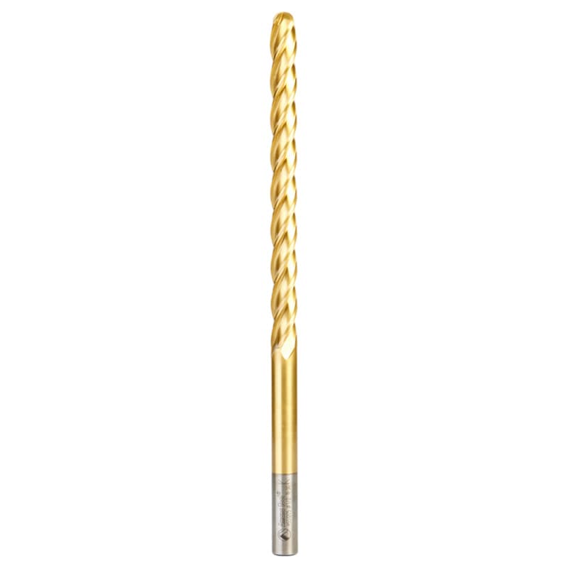 1/2" Dia x 10" Foam Cutting Ball End Extended Reach TiN Coated Up-Cut Spiral Router Bit, 4-Flute, 1/2" Shank