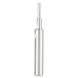 3/32" x 3/8" HSS Single 'O' Flute, Straight Plastic Cutting Router Bit, 1-Flute, 1/4" Shank