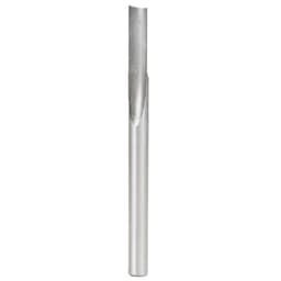 1/4" x 3-1/4" Plastic Cutting 'O' Straight Bit, 1-Flute, 1/4" Shank