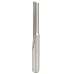 1/4" x 2-3/8" Plastic Cutting 'O' Straight Bit, 1-Flute, 1/4" Shank