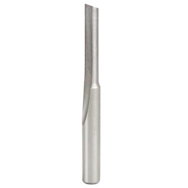 1/4" x 2-3/8" Plastic Cutting 'O' Straight Bit, 1-Flute, 1/4" Shank