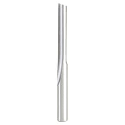 1/4" x 1-1/4 HSS Single 'O' Flute, Straight Plastic Cutting Router Bit, 1-Flute, 1/4" Shank