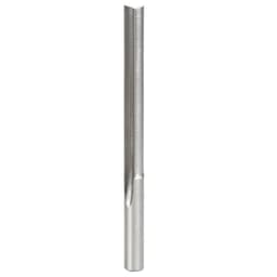 1/4" x 3-1/4" Plastic Cutting 'O' Straight Bit, 2-Flute, 1/4" Shank, 2" Cutting Height