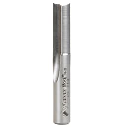 3/8" x 2-1/2" Plastic Cutting 'O' Straight Bit, 2-Flute, 3/8" Shank