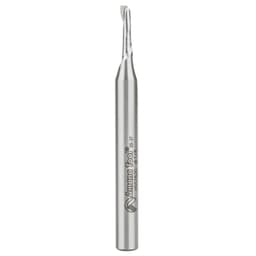1/8" x 2-5/8" Aluminum Cutting Up-Cut Spiral Router Bit, 1-Flute, 1/4" Shank