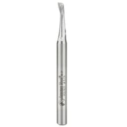 3/16" x 2-7/8" Aluminum Cutting Up-Cut Spiral Router Bit, 1-Flute, 1/4" Shank