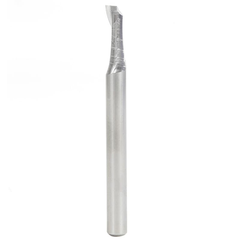 1/4" x 2-3/4" Aluminum Cutting Up-Cut Spiral Router Bit, 1-Flute, 1/4" Shank