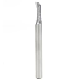 1/4" x 2-3/4" Aluminum Cutting Up-Cut Spiral Router Bit, 1-Flute, 1/4" Shank