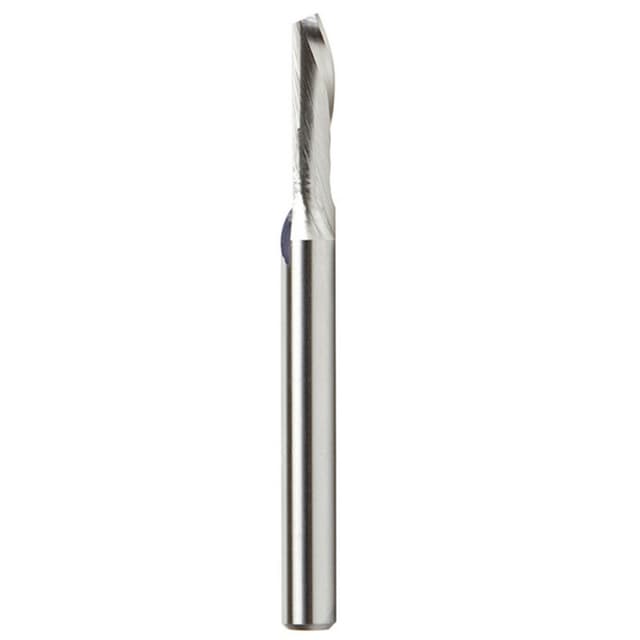 1/4" x 2-3/4" Aluminum Cutting Down-Cut Spiral Router Bit, 1-Flute, 1/4" Shank