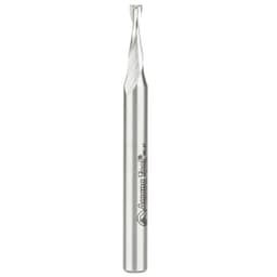 1/8" x 2-5/8" Aluminum Cutting Up-Cut Spiral Router Bit, 2-Flute, 1/4" Shank