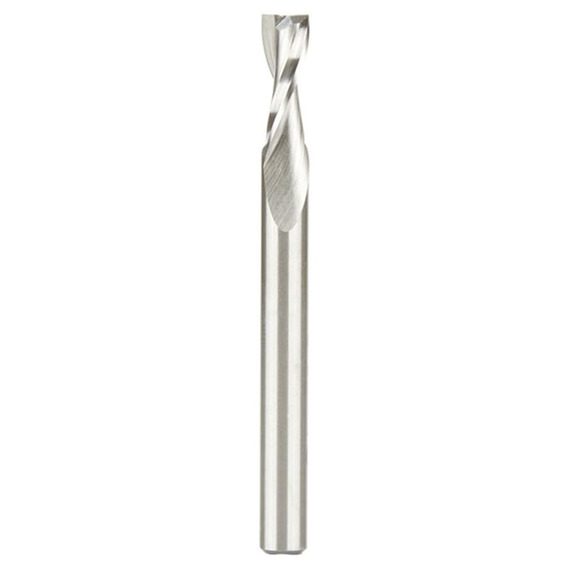 1/4" x 2-3/4" Aluminum Cutting Up-Cut Spiral Router Bit, 2-Flute, 1/4" Shank