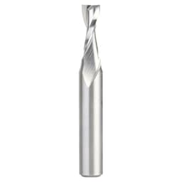 3/8" x 3-1/2" Aluminum Cutting Up-Cut Spiral Router Bit, 2-Flute, 1/2" Shank