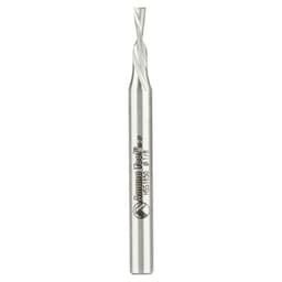 1/8" x 2-5/8" Aluminum Cutting Down-Cut Spiral Router Bit, 2-Flute, 1/4" Shank