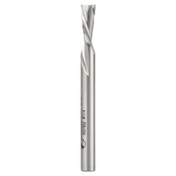 1/4" x 2-3/4" Aluminum Cutting Down-Cut Spiral Router Bit, 2-Flute, 1/4" Shank, 5/8" Cutting Height