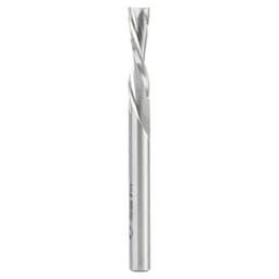 1/4" x 3" Aluminum Cutting Down-Cut Spiral Router Bit, 2-Flute, 1/4" Shank