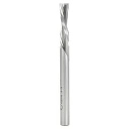 1/4" x 3-1/4" Aluminum Cutting Down-Cut Spiral Router Bit, 2-Flute, 1/4" Shank