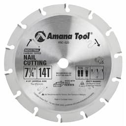 7-1/4" x 14 Teeth Nail Cutting/Demolition Saw Blade