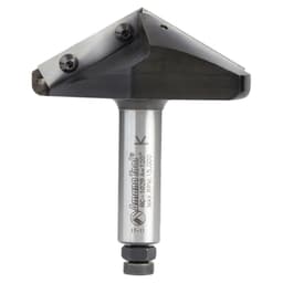 3-13/32" Dia x 1" CNC Insert V-Groove 120° Router Bit, 3/4" Shank