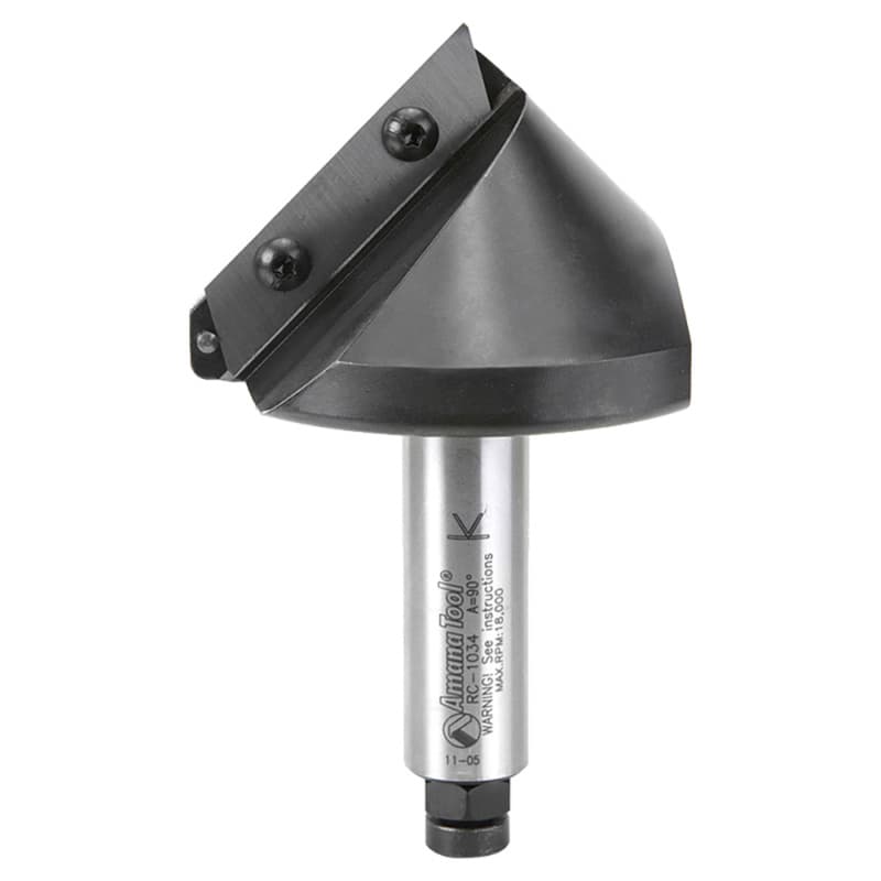 1-1/2" CNC Insert V-Groove 90°, 3/4" Shank