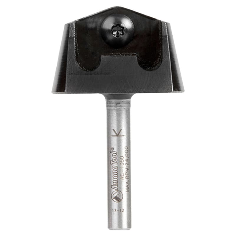 Tru Point Roundover Insert CNC System Tool Body, 1/4" Shank